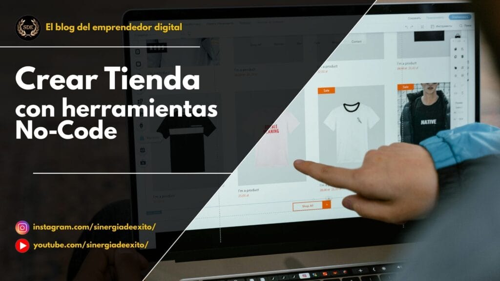 Portada del artículo: Cómo crear una tienda con herramientas no.code