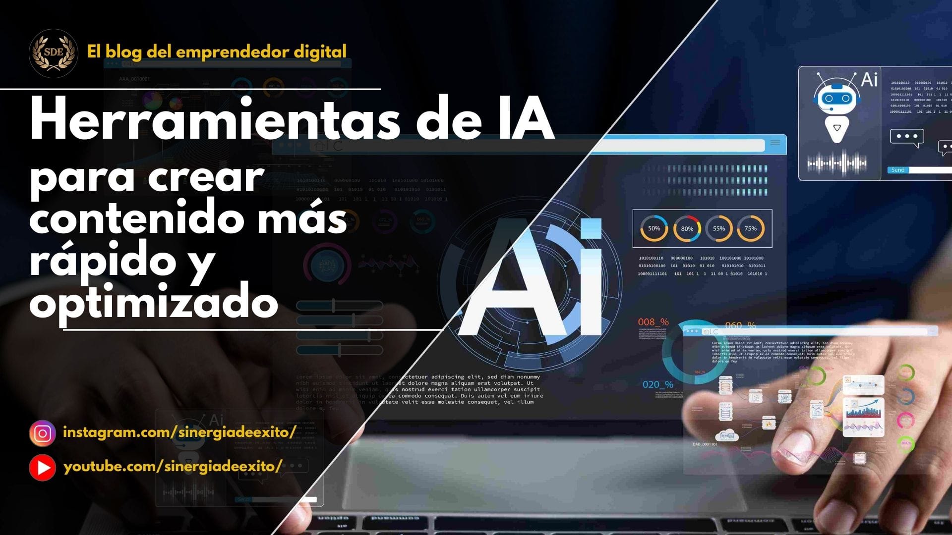 Crea contenido optimizado con IA sin esfuerzo