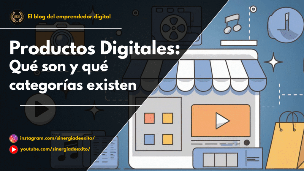 Portada del artículo "Productos Digitales: Qué Son y qué categorías existen"