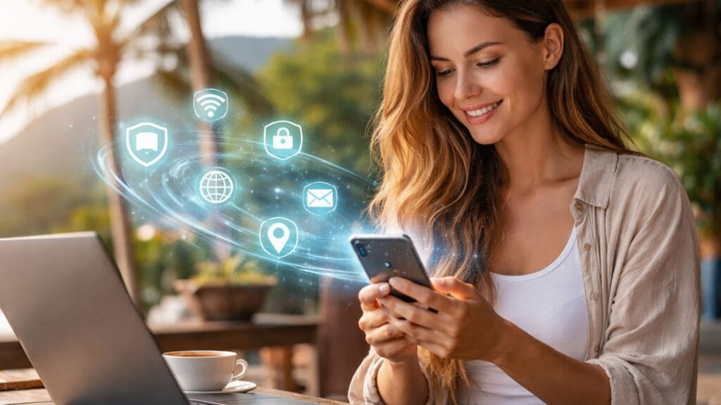 Portada del artículo "Top 10 Apps de conectividad y seguridad digital para nómadas"