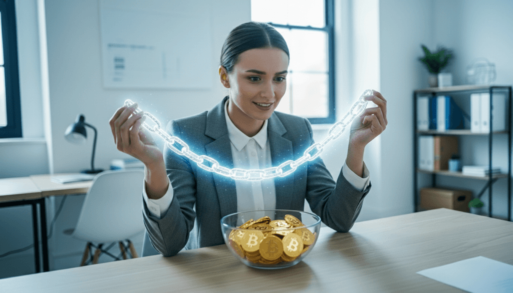 Portada del artículo "Blockchain y criptomonedas base tecnológica y usos reales"