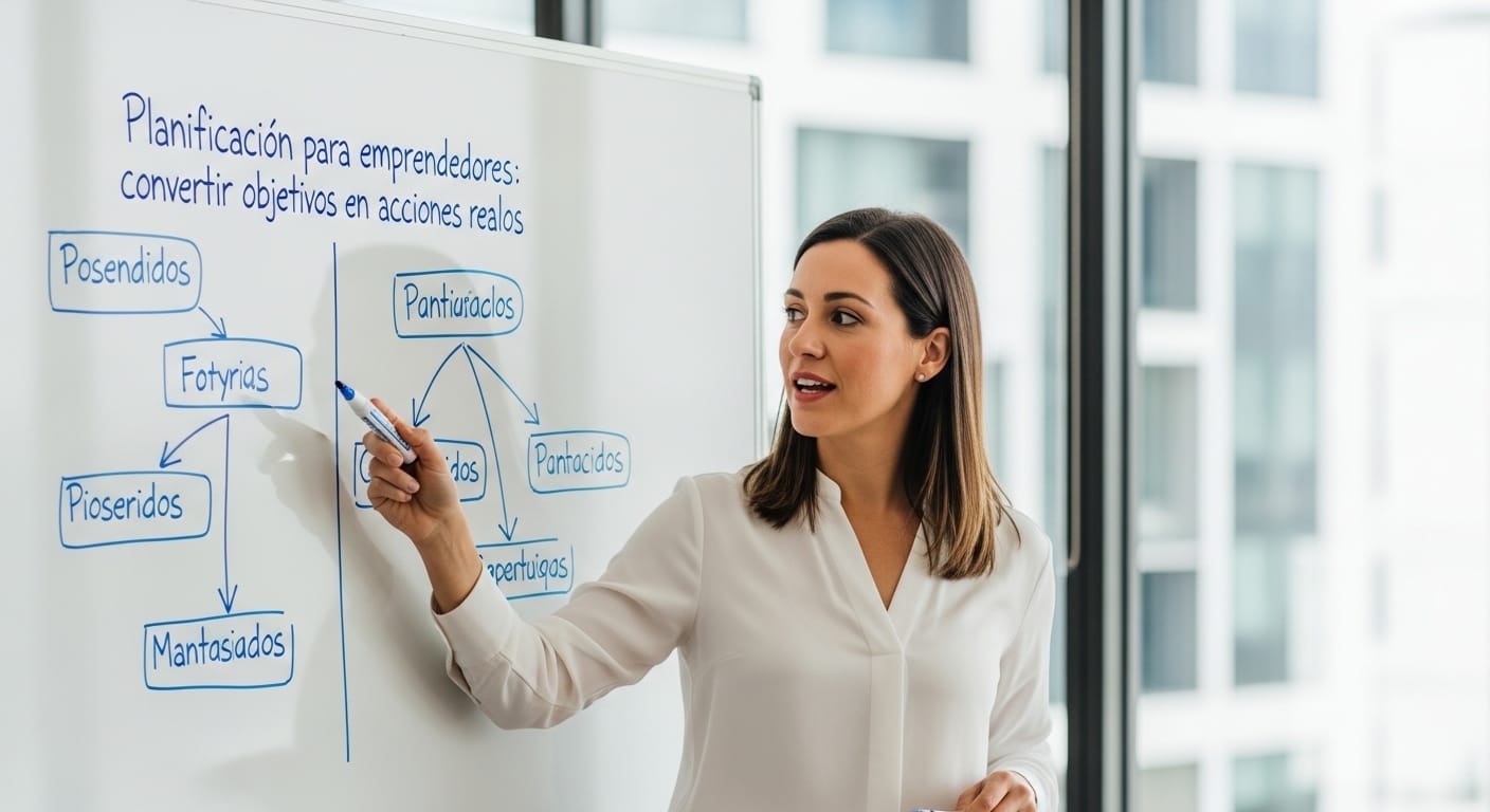 Planificación para emprendedores: convertir objetivos en acciones reales