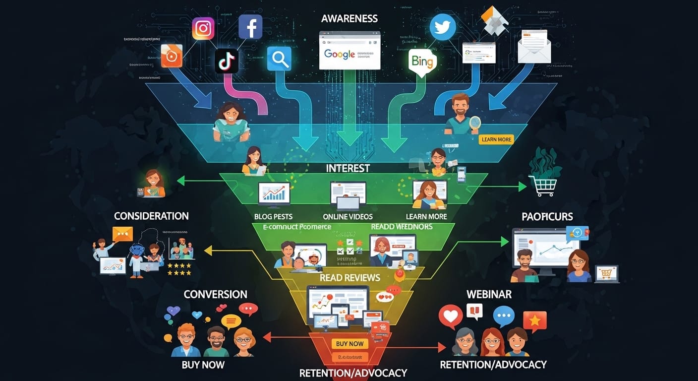 Portada del artículo "Embudos de marketing digital qué son y para qué se utilizan"